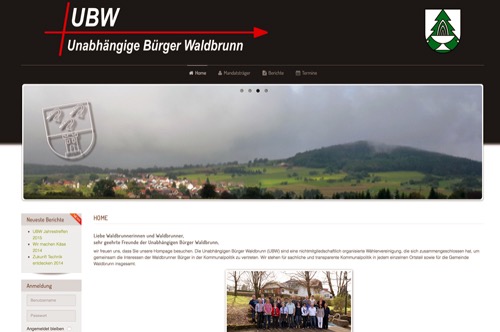 500 Screenshot UBW Homepage